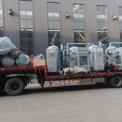 Machine de récupération de gaz de déchets de recyclage de grande capacité pour tubes en acier inoxydable