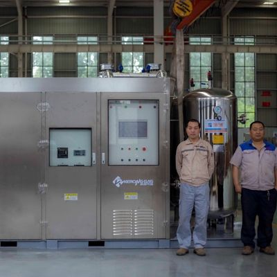 Type de conteneur Système de récupération d'hélium inerte fonctionnant automatiquement