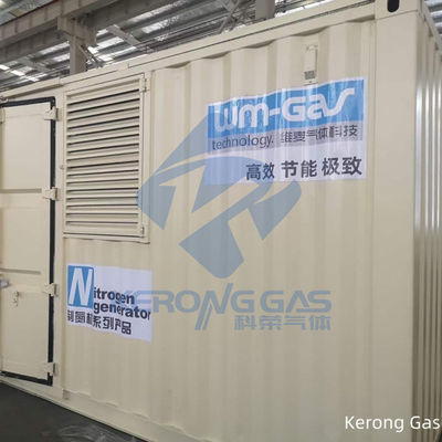 Une usine de production de gaz d'azote contenu dans le Skid 40HQ mobile avec certificat ASME