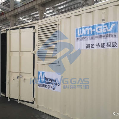 Une centrale de production de gaz d'azote mobile 40HQ avec certificat SONCAP