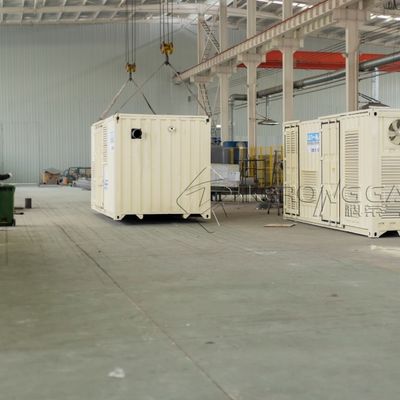 Une centrale à gaz d'azote à haute efficacité 220V 50Hz avec récipient ISO