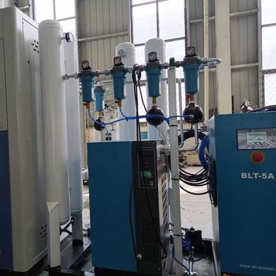 5Nm3h Petite capacité de débit 220V Voltage PSA basée sur une usine d'oxygène