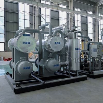 Système de récupération de gaz d'hydrogène de conception à patins pour feuilles laminées à froid