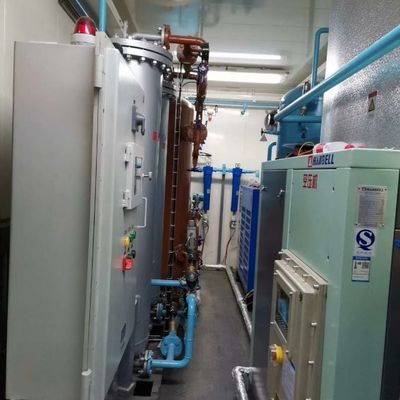 L'installation de production de gaz d'azote pour conteneurs de 40GP standard automatique sur site
