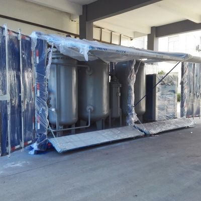 Centrale automatique de production de gaz d'azote à 20 pieds avec porte