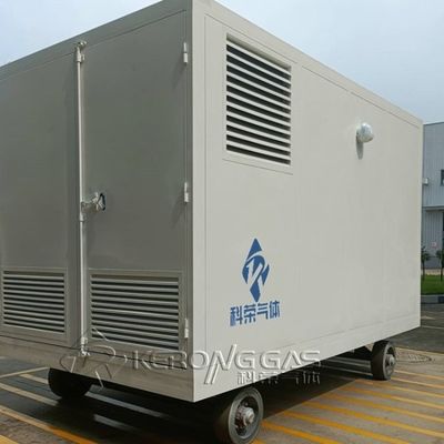 Générateur d'azote à membrane mobile pour conteneur-remorque pour pétrole et gaz