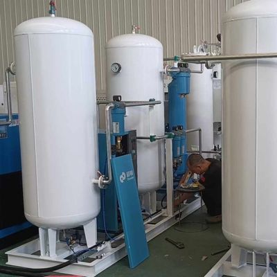 Appareil de séparation d'oxygène par compresseur d'air sur site avec réservoir de bouteilles