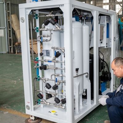 Moniteur en ligne de pureté en acier inoxydable mélangeur de gaz d'azote et d'hydrogène 10Nm3/h Capacité