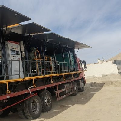 Générateur d'azote à membrane mobile avec compresseur d'air diesel