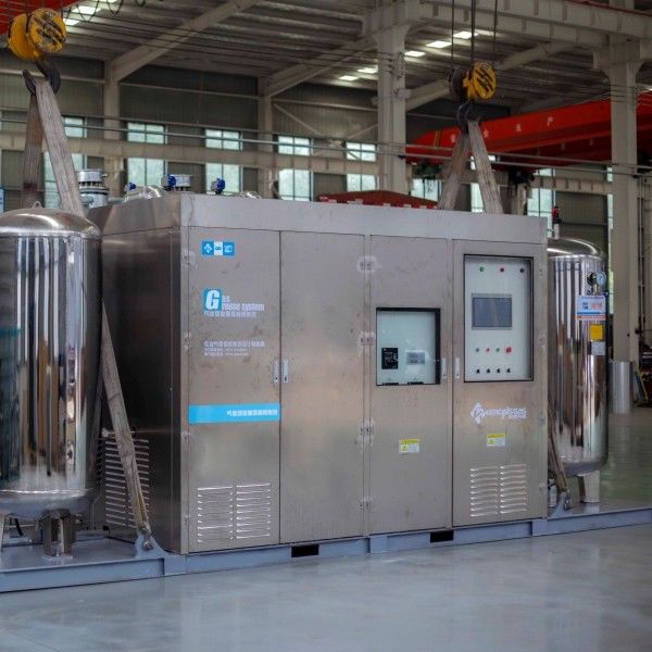 Type de conteneur Système de récupération d'hélium inerte fonctionnant automatiquement