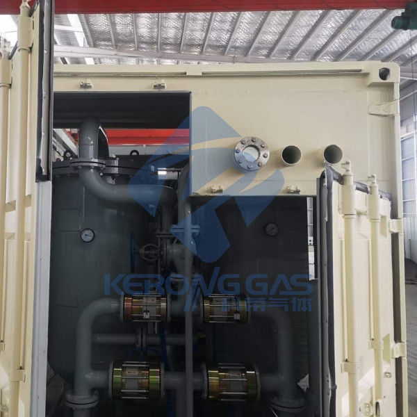 Machine de production de gaz d'azote de type compact contenant des réservoirs économes en énergie