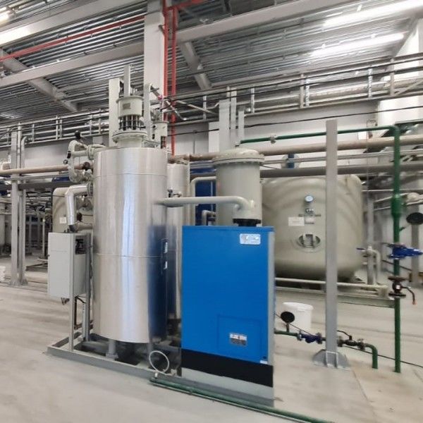 PSA type 50NM3HR Machine de fabrication de gaz d'azote de haute pureté pour le fer et l'acier