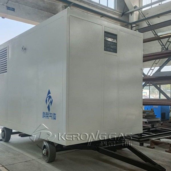 Générateur d'azote à membrane mobile pour conteneur-remorque pour pétrole et gaz