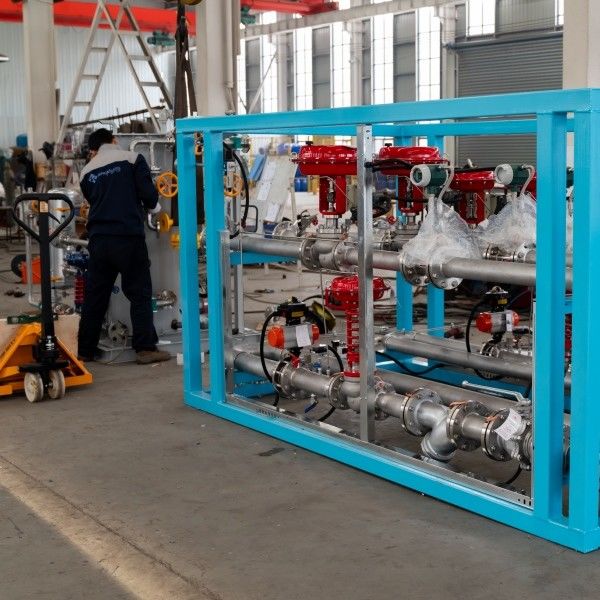Équipement de mélange de 75% de gaz d'hydrogène pour usine de fer et d'acier avec télécommande