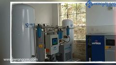 Facile d'installation Machine de fabrication de gaz d'oxygène avec système de remplissage de cylindre